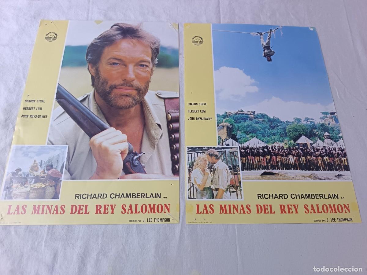 Cinema: Lote de Carteleras de Cine, Las Minas del Rey Salom&oacute;n, unos 33 x 24 cms.