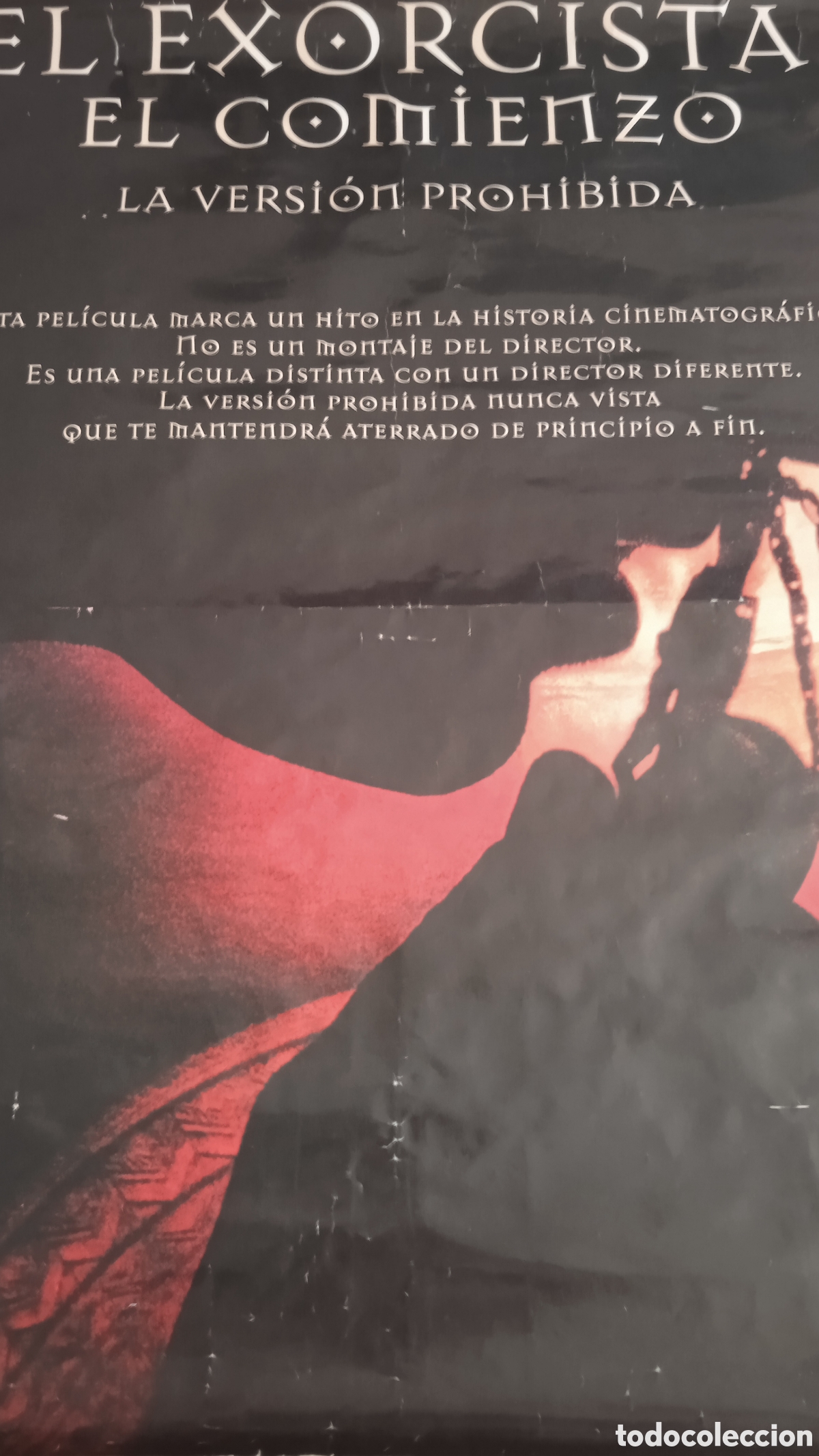 Cine: EL EXORCISTA: EL COMIENZO &ndash; LA VERSI&Oacute;N PROHIBIDA | CARTEL / P&Oacute;STER ORIGINAL | PAUL SCHRADER | TERROR