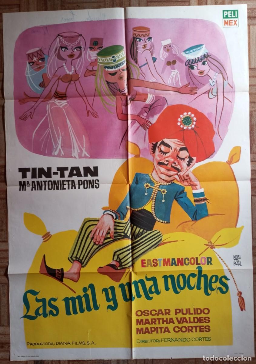 Cine: LAS MIL Y UNA NOCHES. POSTER 70X100CM. TIN-TAN