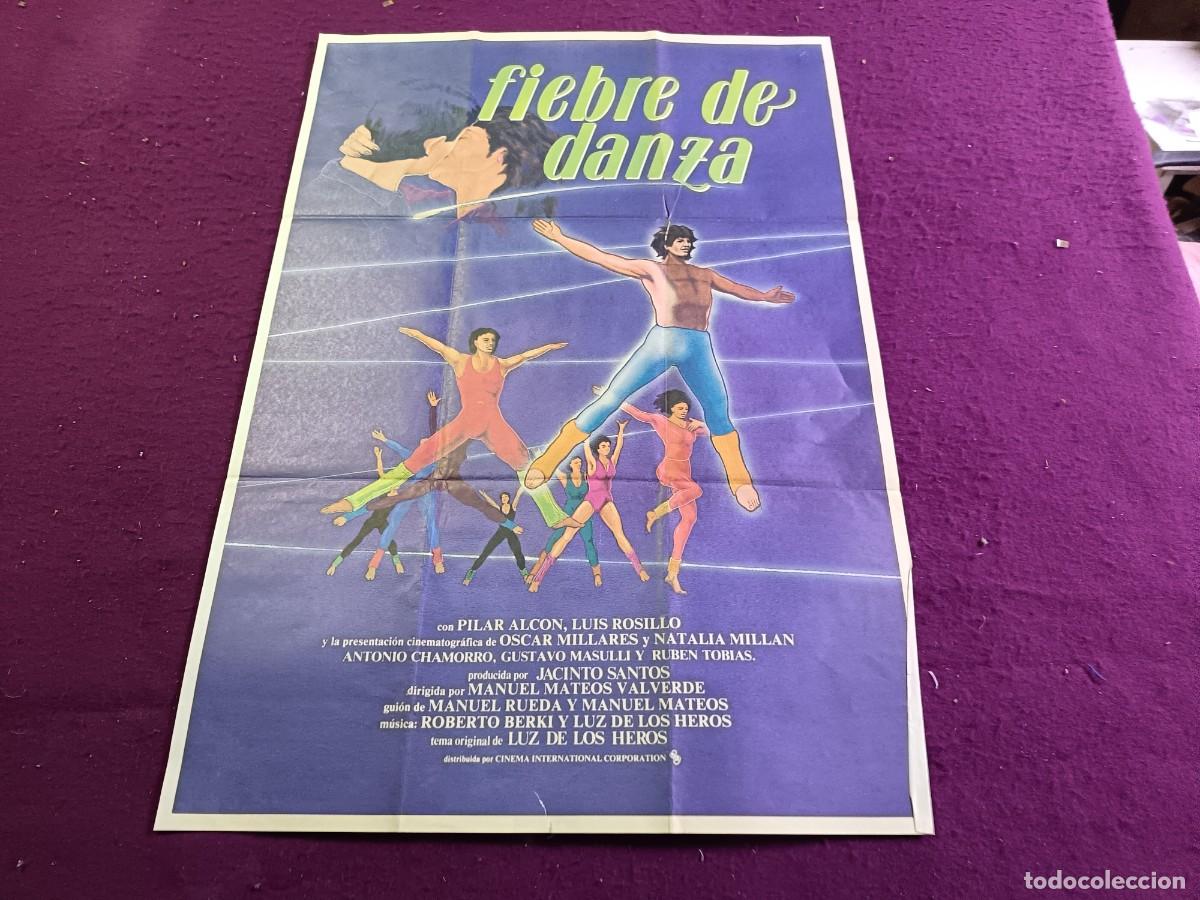 Cinema: CC10, Cartel de cine gran formato, unos 100 x 70 cms., Fiebre de Danza