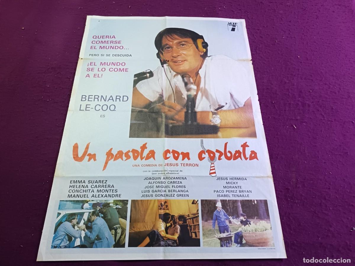 Cinema: CC18, Cartel de cine gran formato, unos 100 x 70 cms., Un Pasota con Corbata
