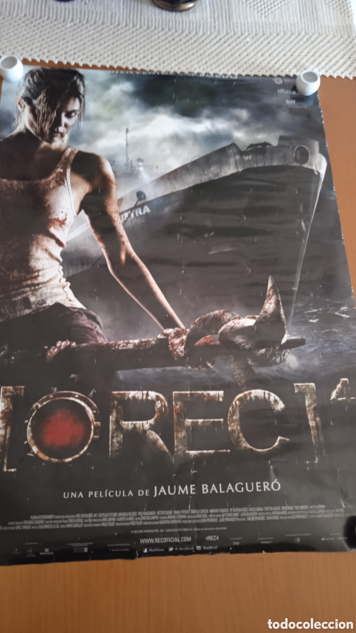 Cine: Cartel P&oacute;ster Original [REC] 4: APOCALIPSIS &ndash; Jaume Balaguer&oacute; &ndash; Terror &ndash; Filmax &ndash; Cine Espa&ntilde;ol