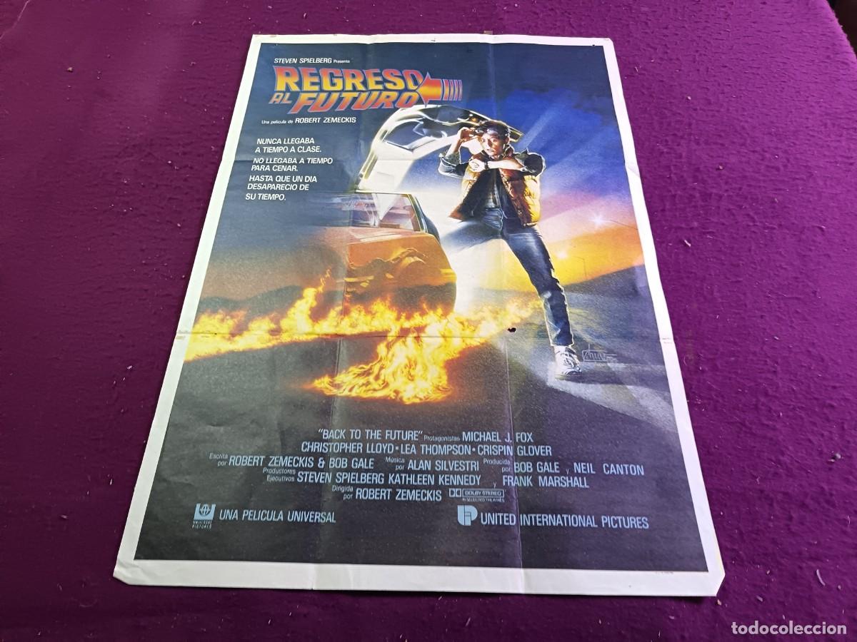 Cinema: CC20, Cartel de cine gran formato, unos 100 x 70 cms., Regreso al Futuro