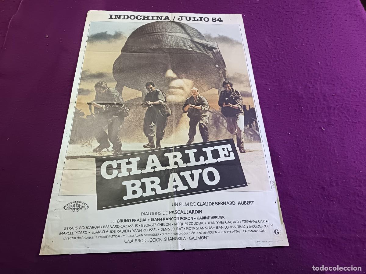Cinema: CC22, Cartel de cine gran formato, unos 100 x 70 cms., Charlie Bravo