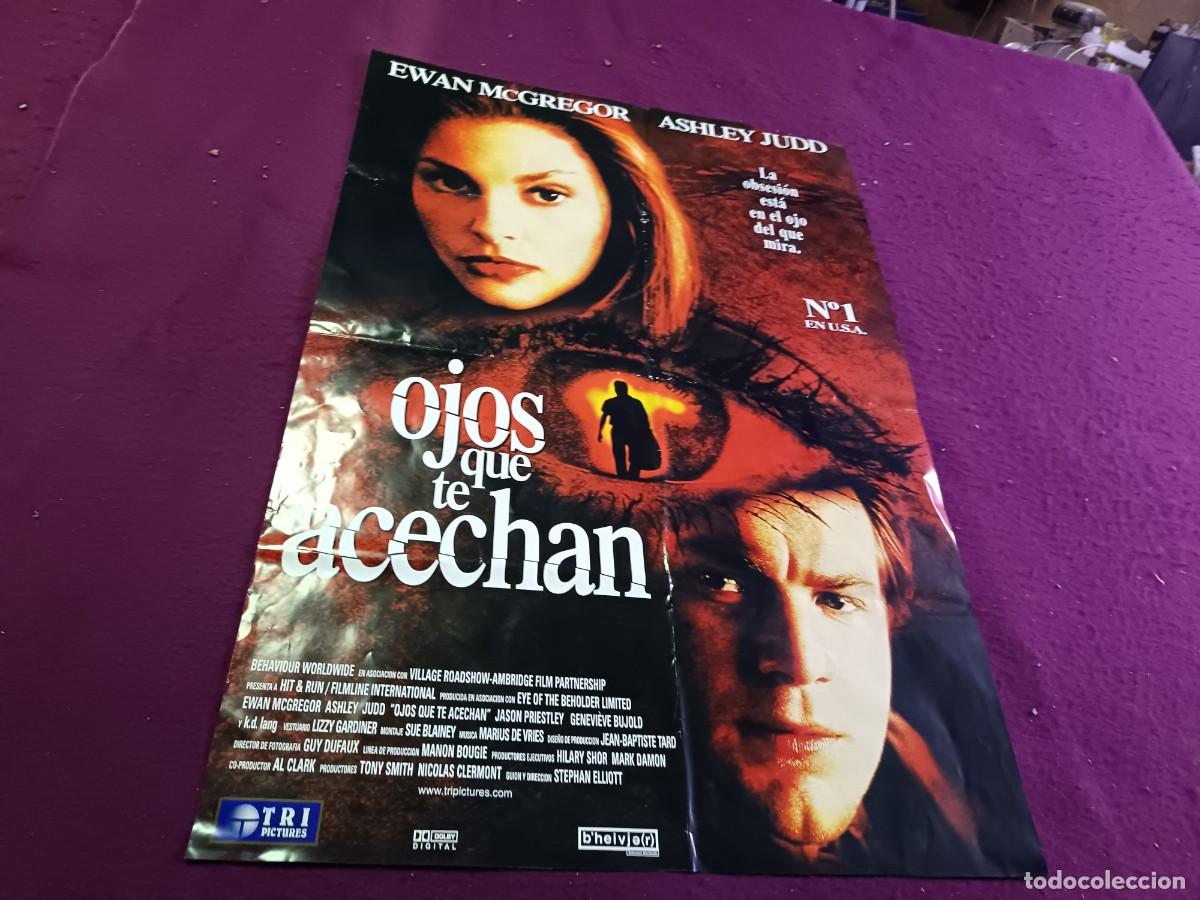 Cinema: CC26, Cartel de cine gran formato, unos 100 x 70 cms., Ojos que te Acechan