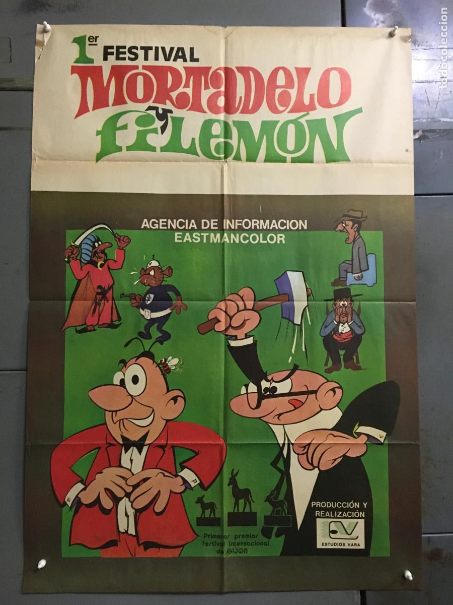 Cinema: ODC C714 FESTIVAL MORTADELO Y FILEMON IBA&Ntilde;EZ POSTER ORIGINAL 70X100 ESTRENO