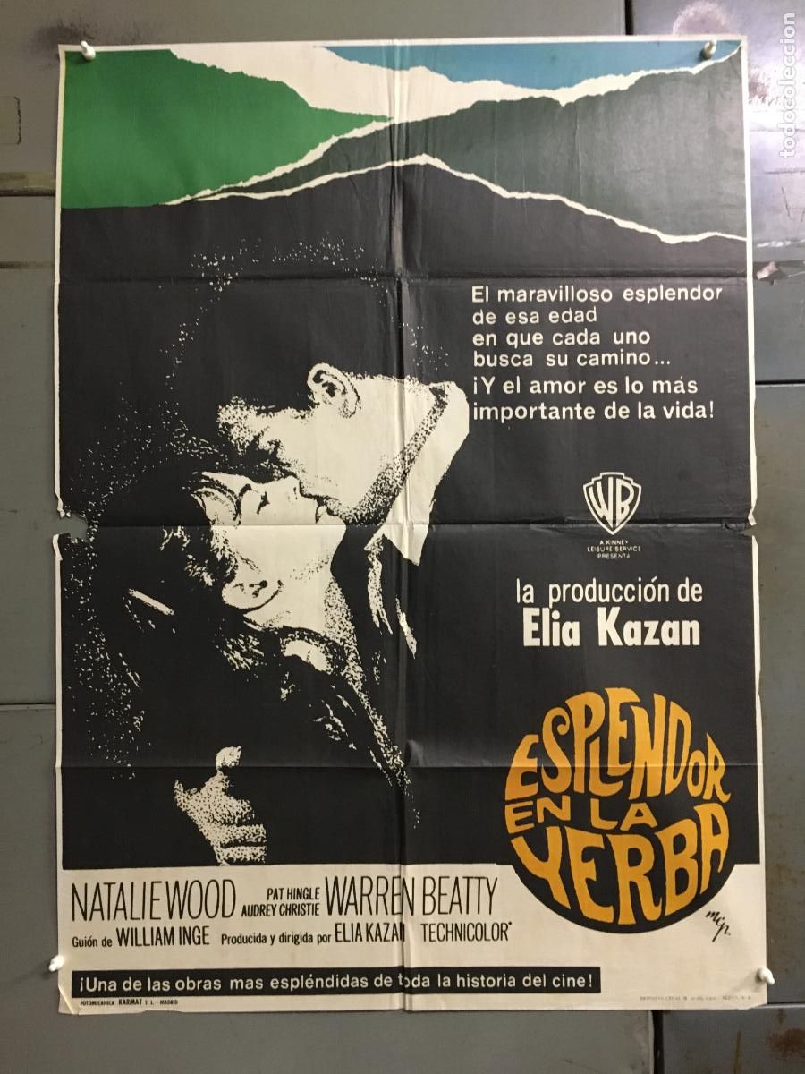 Cine: ODC C720 ESPLENDOR EN LA HIERBA NATALIE WOOD WARREN BEATTY POSTER ORIGiNAL 70X100 ESPA&Ntilde;OL R-71