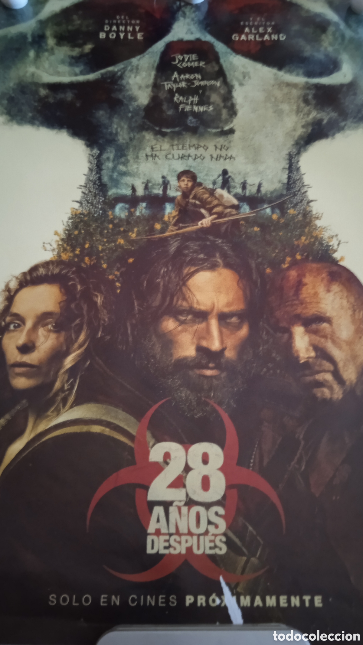 Cine: CARTEL ORIGINAL DE CINE &ldquo;28 A&Ntilde;OS DESPU&Eacute;S&rdquo; (28 YEARS LATER) &ndash; DANNY BOYLE / ALEX GARLAND &ndash; 2025 &ndash; rot