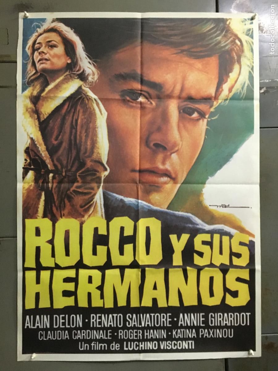 Cine: AFP32 ROCCO Y SUS HERMANOS LUCHINO VISCONTI ALAIN DELON MAC POSTER ORIGINAL ESPA&Ntilde;OL 70X100