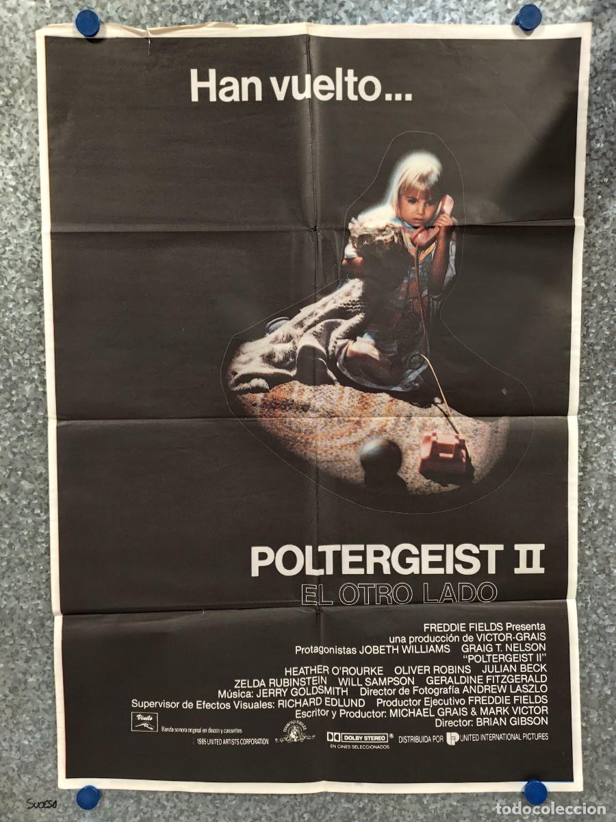 Cine: POLTERGEIST II, EL OTRO LADO. A&Ntilde;O 1985. POSTER ORIGINAL