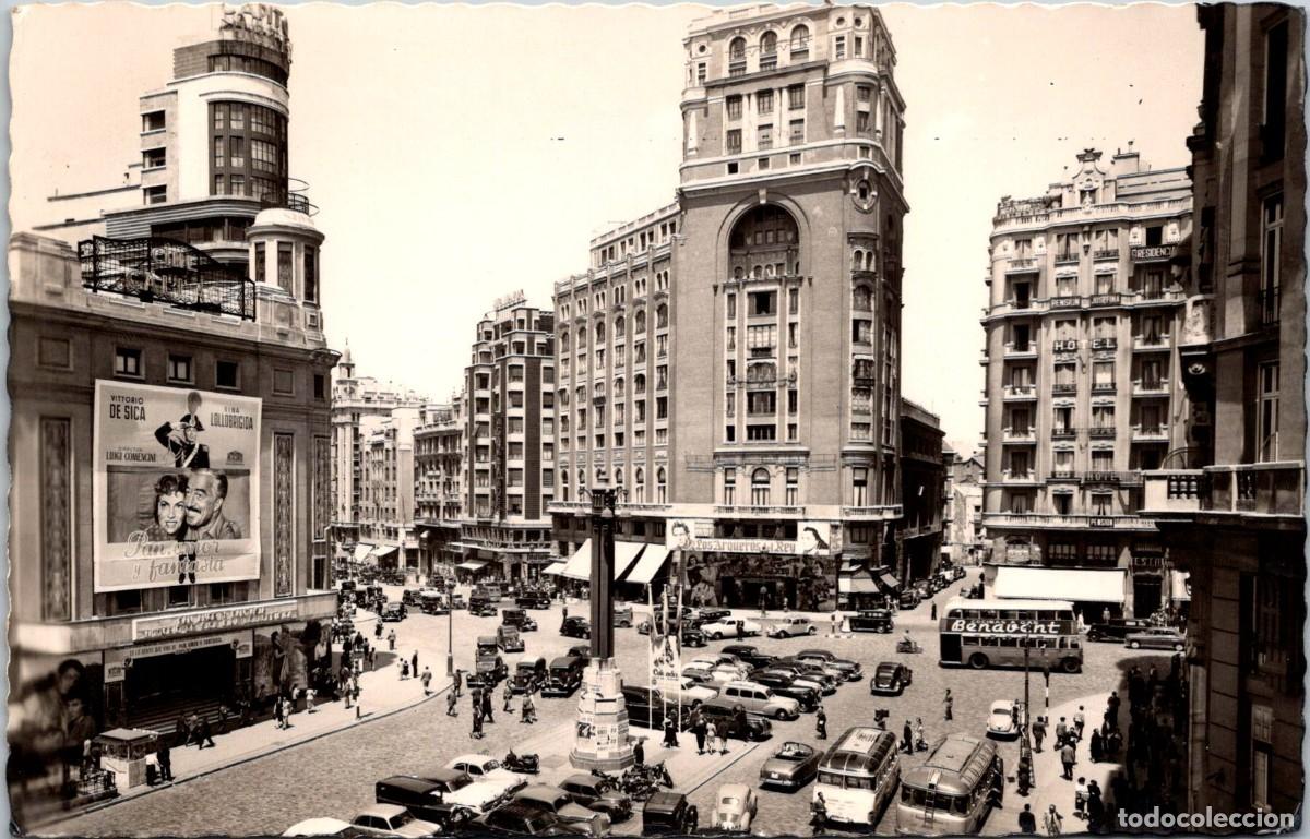 Cine: Pan, Amor y Fantas&iacute;a - Los Arqueros del Rey - Madrid - Plaza del Callao - Postal - 151x98mm