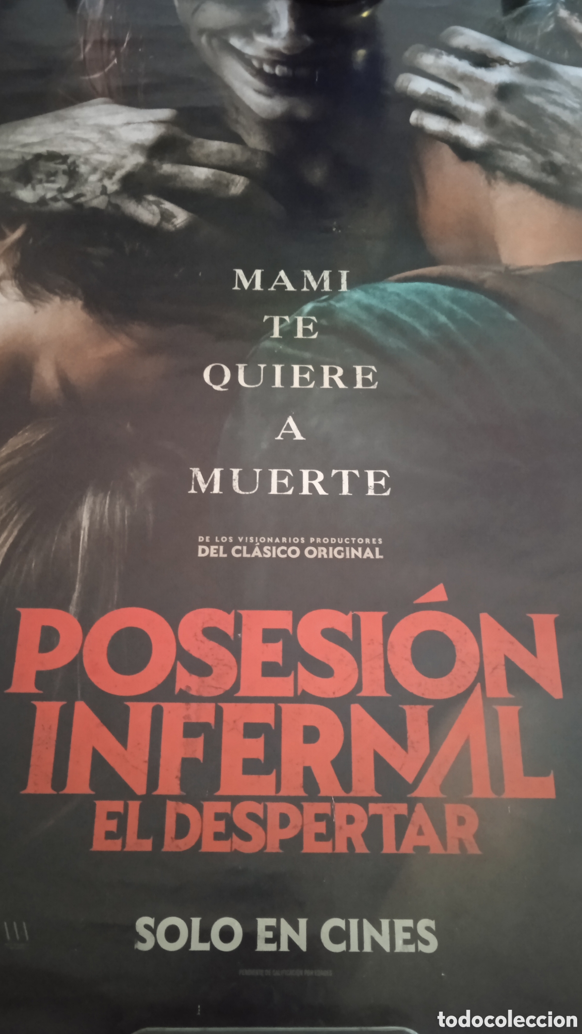 Cine: CARTEL ORIGINAL DE CINE &ldquo;POSESI&Oacute;N INFERNAL: EL DESPERTAR&rdquo; (2023) &ndash; EVIL DEAD RISE &ndash; NUEVO, SIN DOBLA
