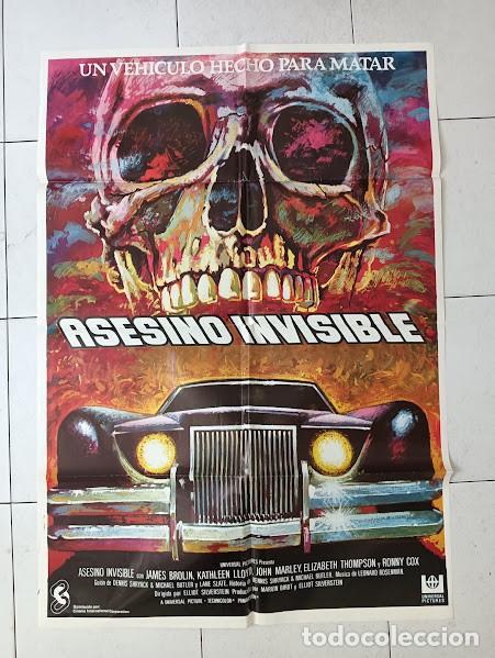 Cine: SMP 2697 ASESINO INVISIBLE The Car MAC POSTER ORIGINAL ESTRENO 70X100 raro