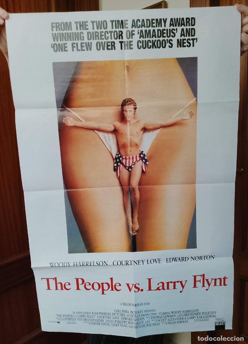 Cine: P&oacute;ster doble - The People vs Larry Flynt - The Divine Comedy - En ingl&eacute;s