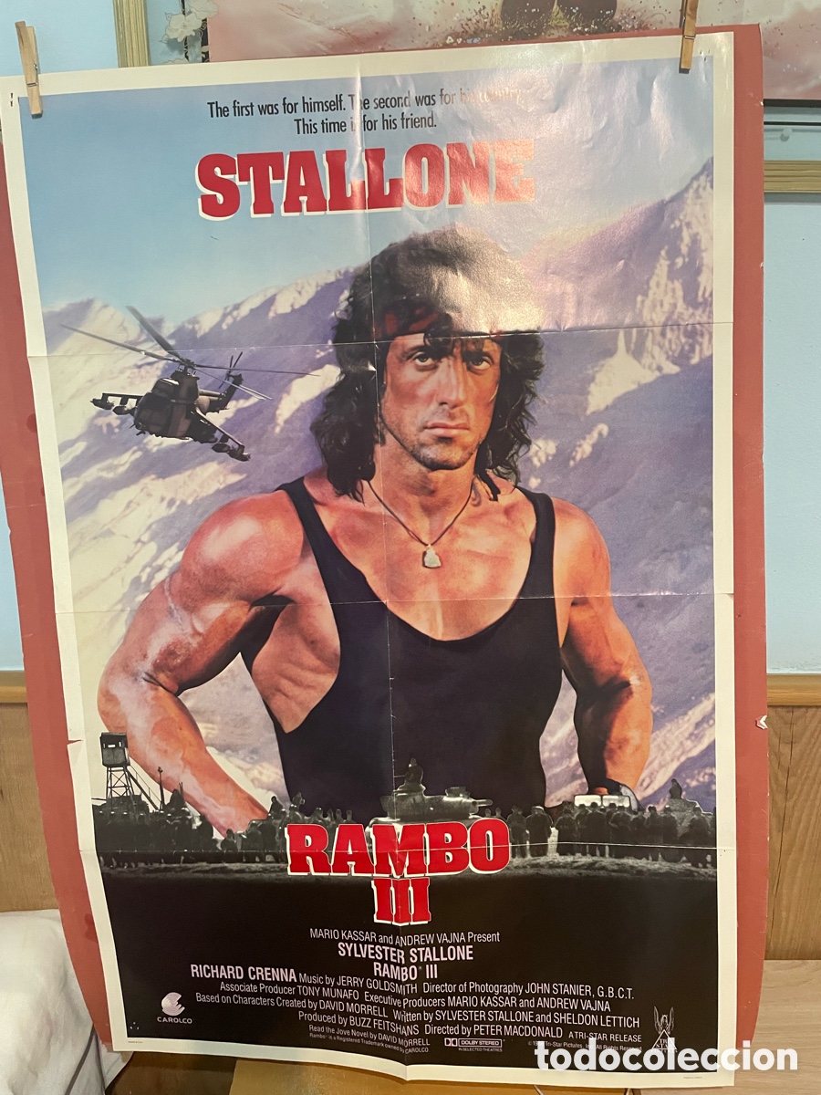 Cine: CARTEL DE CINE. RAMBO III