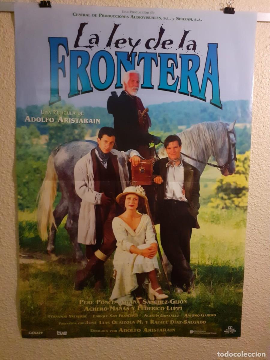 Cine: Cartel Original de Estreno La Ley de la Frontera (1995) Adolfo Aristarain / Federico Luppi