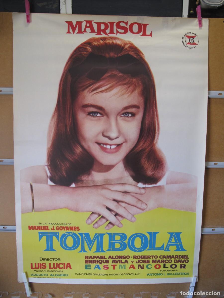 Cine: TOMBOLA MARISOL POSTER ORIGINAL