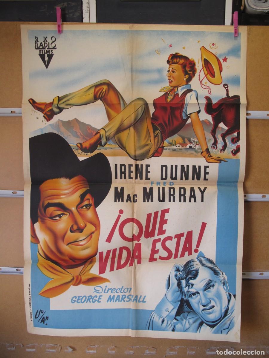 Cine: QUE VIDA ESTA POSTER ORIGINAL