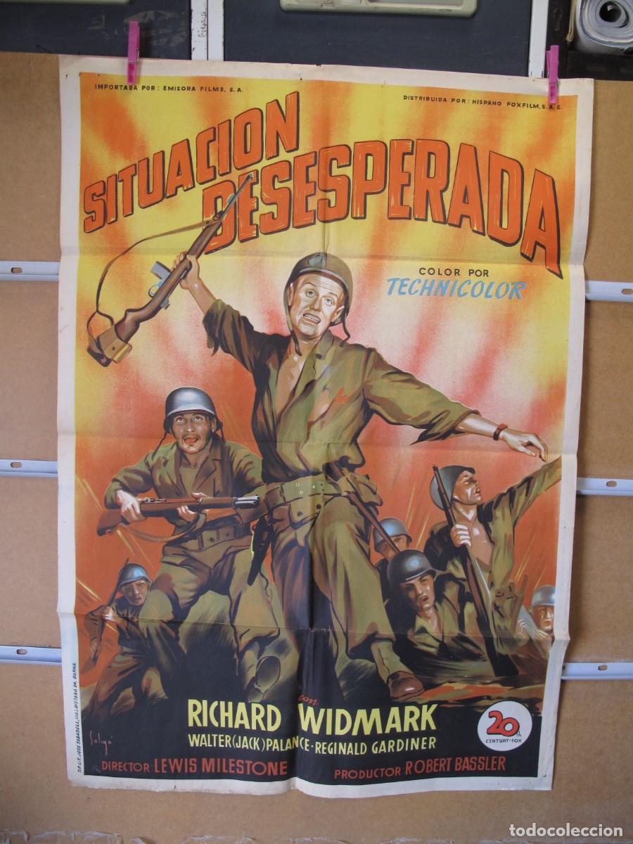 Cine: SITUACION DESESPERADA SOLIGO POSTER ORIGINAL