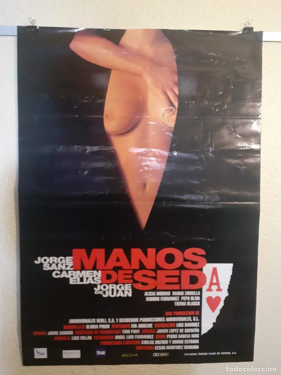 Cine: Cartel Original de Estreno Manos de Seda (1998) Sanz / El&iacute;as / De Juan