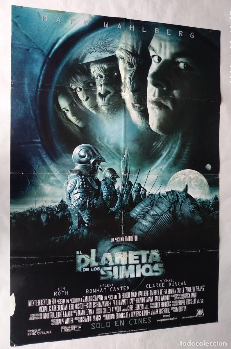Cine: EL PLANETA DE LOS SIMIOS, con Mark Wahlberg, P&Oacute;STER 66 X 97,5 cms..