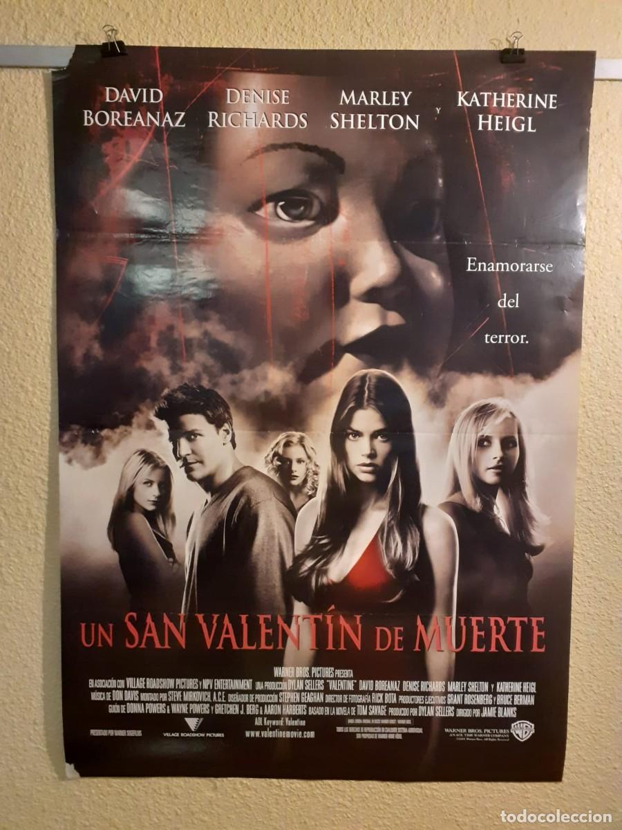 Cine: Cartel Original de Estreno Un San Valent&iacute;n de Muerte (2001) Richards / Heigl
