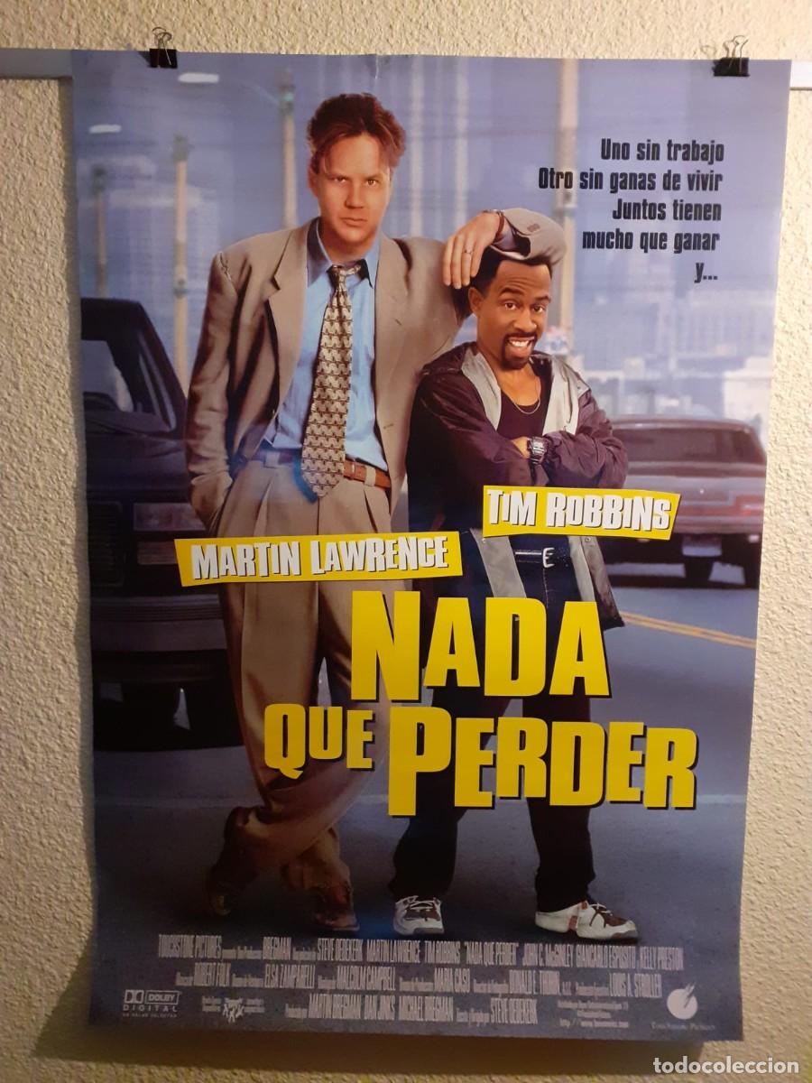 Cine: Nada Que Perder Cartel Original Cine 1997 Tim Robbins Martin Lawrence