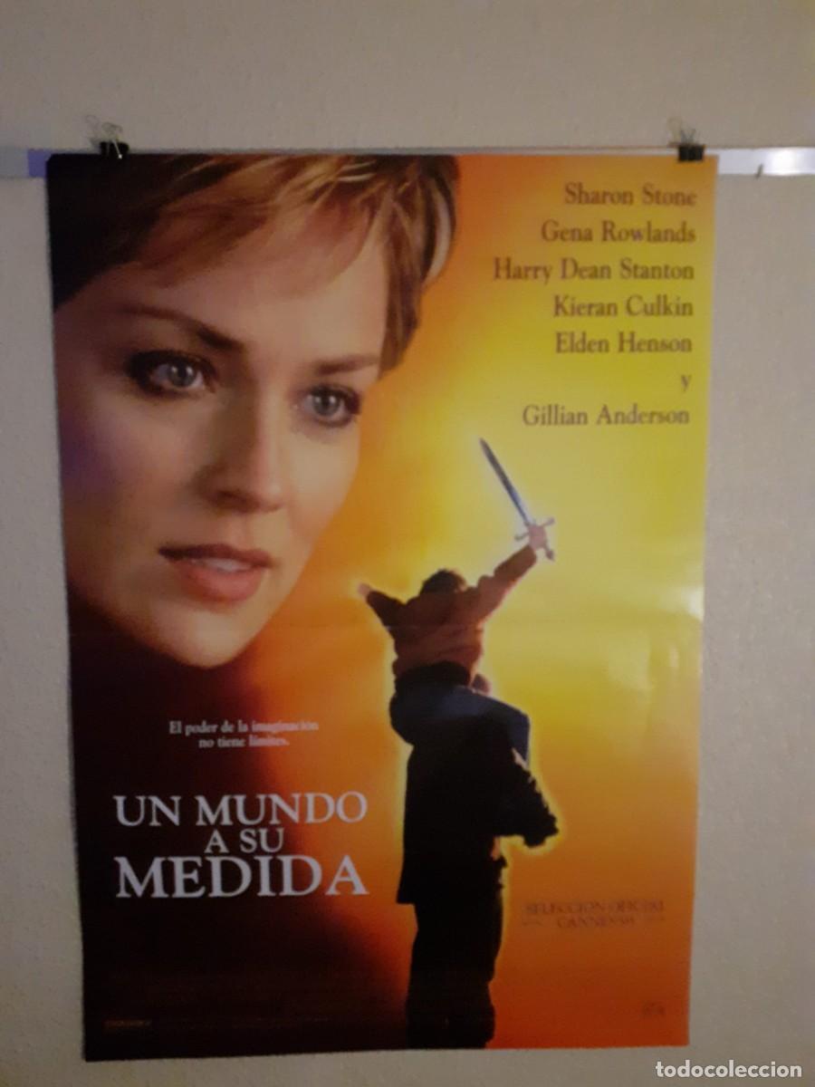 Cine: Cartel de Cine Original de Estreno Un Mundo a su Medida (1998) Sharon Stone