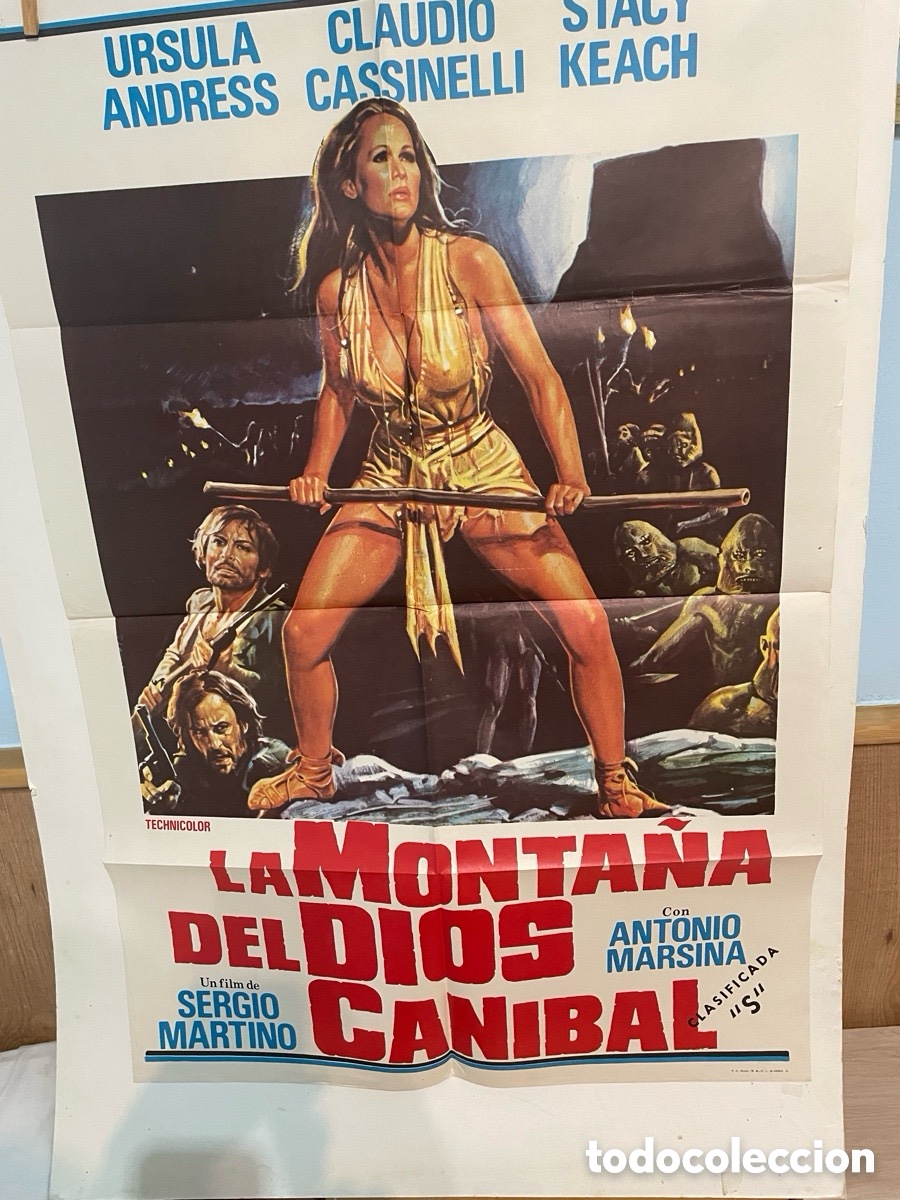 Cine: CARTEL DE CINE LA MONTA&Ntilde;A DEL DIOS CANIBAL