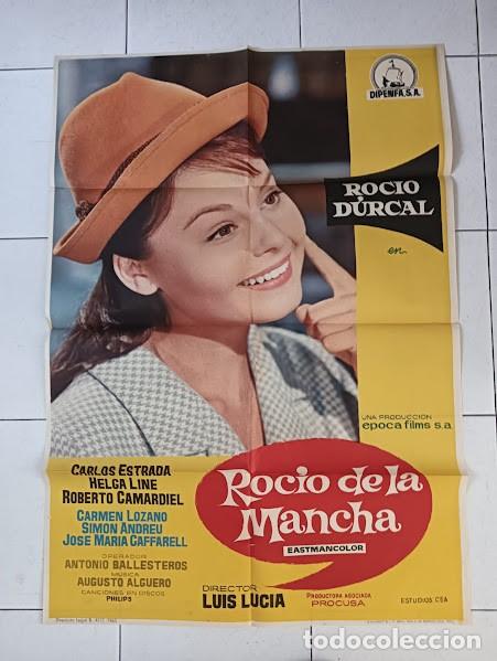 Cine: VKD 2319 ROCIO DE LA MANCHA ROCIO DURCAL LUIS LUCIA POSTER ORIGINAL 70X100 ESTRENO