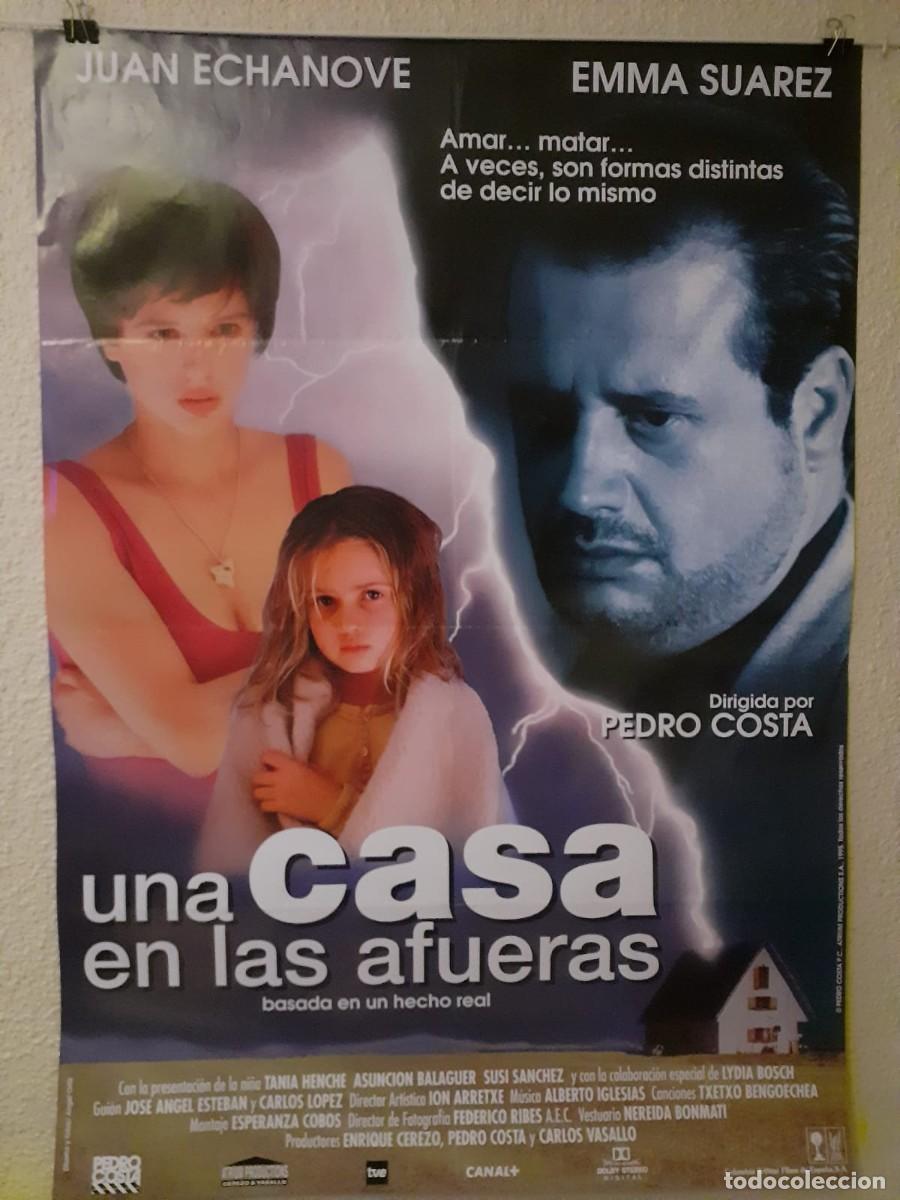Cine: Cartel Original cine Una casa en las afueras (1995) Pedro Costa - Echanove, Su&aacute;rez