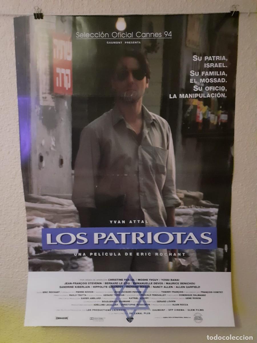 Cine: Cartel cine original Los Patriotas (1994) Eric Rochant - Cannes - Yvan Attal