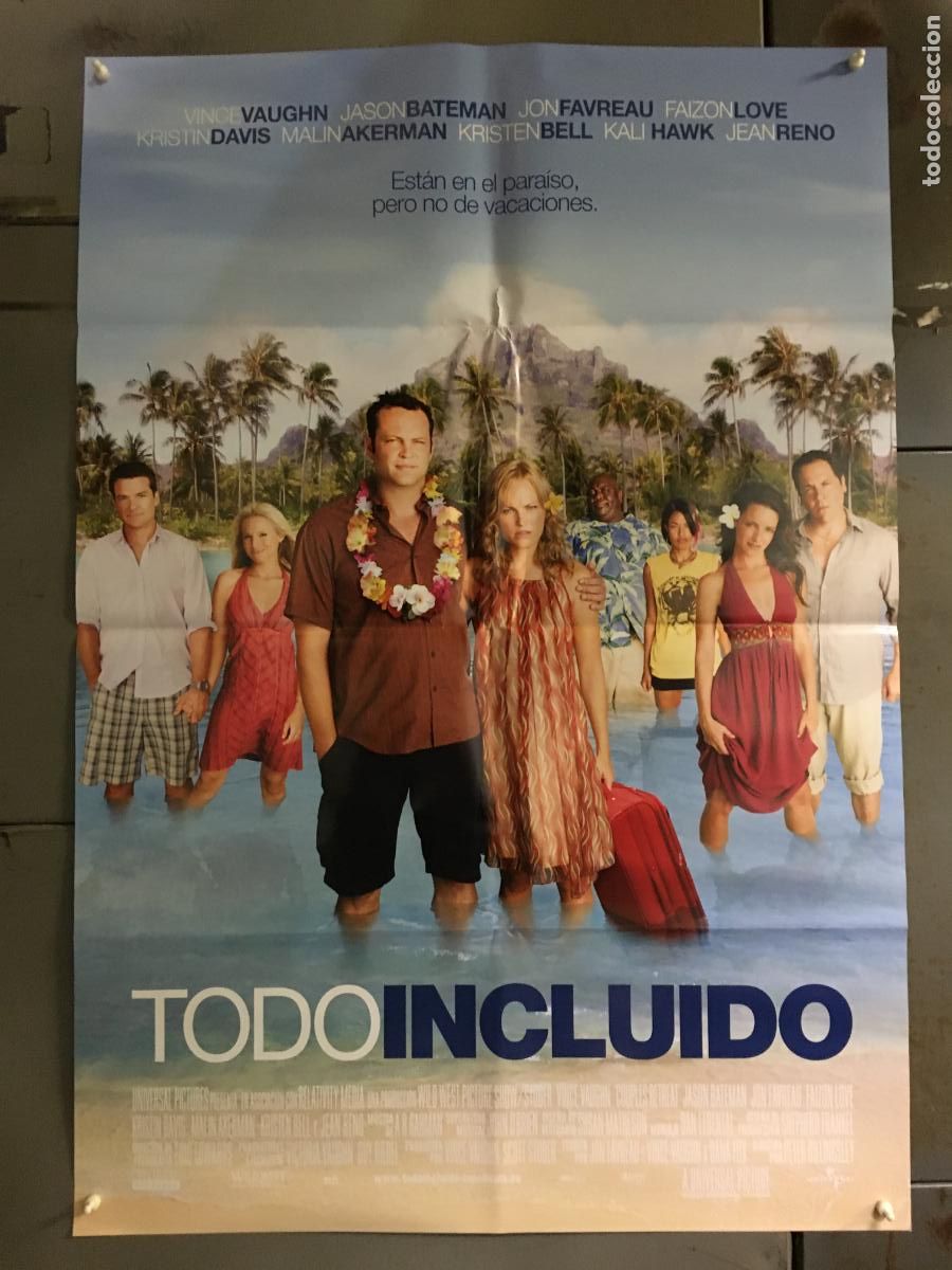 Cine: AFQ30 TODO INCLUIDO VINCE VAUGHN JON FAVREAU JEAN RENO POSTER ORIGINAL ESTRENO 70X100 h5
