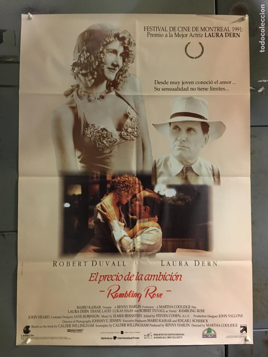 Cine: AFQ34 EL PRECIO DE LA AMBICION LAURA DERN ROBERT DUVALL POSTER ORIGINAL 70X100 ESTRENO h5