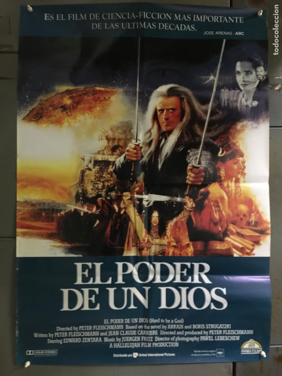 Cine: AFQ41 EL PODER DE UN DIOS POSTER ORIGINAL 70X100 ESTRENO h5