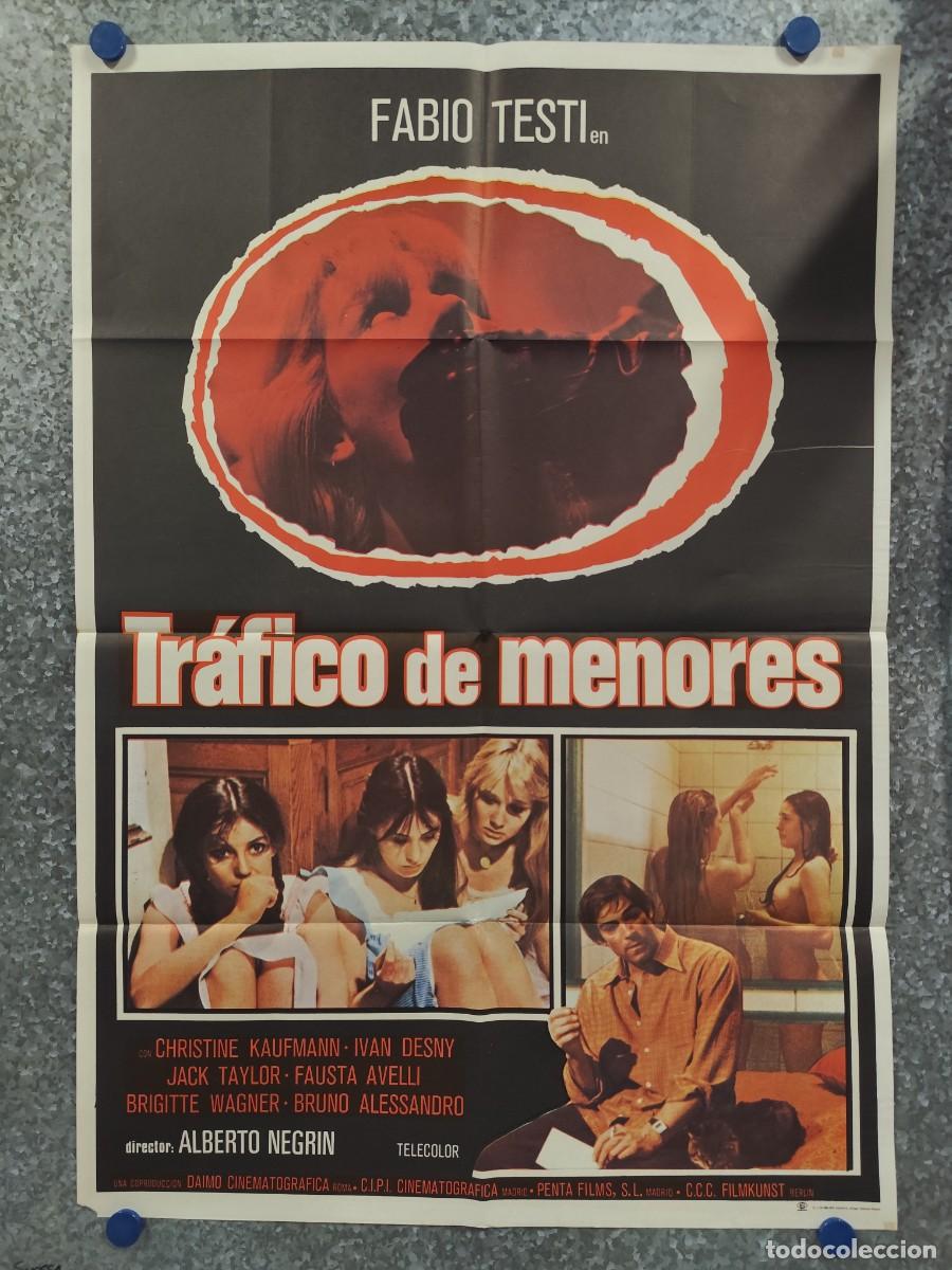 Cine: Tr&aacute;fico de menores. Fabio Testi, Christine Kaufmann, Ivan Desny, Jack Tay. A&Ntilde;O 1979. POSTER ORIGINAL