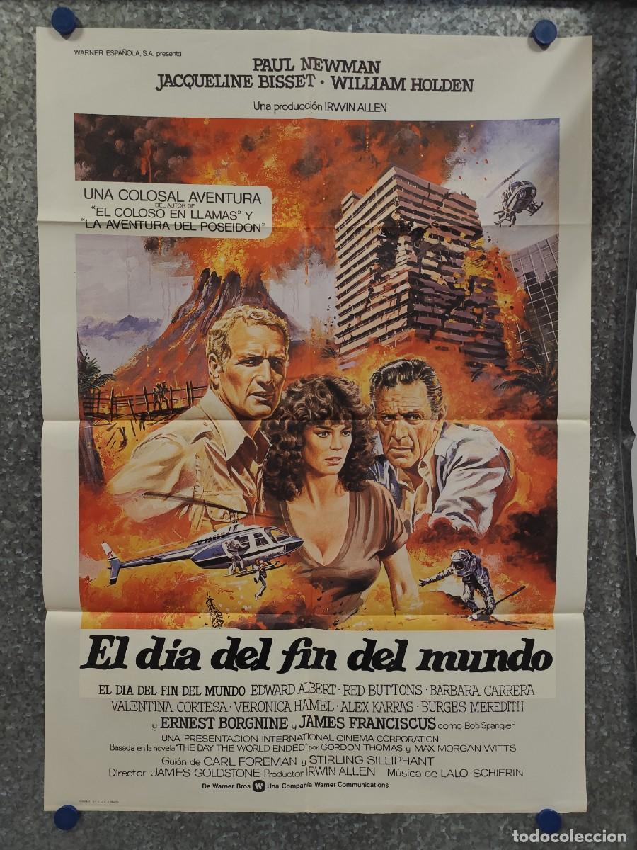 Cine: EL DIA DEL FIN DEL MUNDO. JACQUELINE BISSET, PAUL NEWMAN. A&Ntilde;O 1988. POSTER ORIGINAL