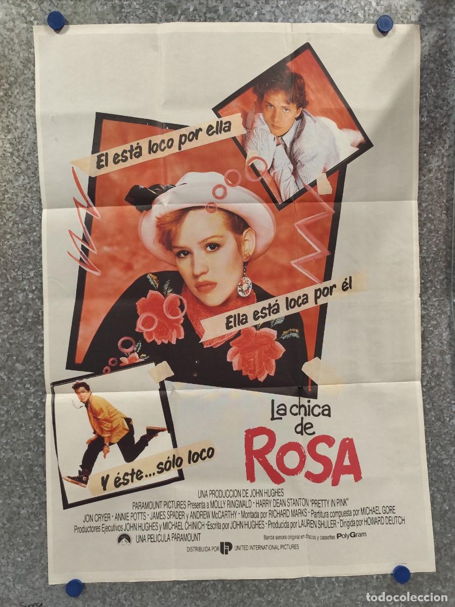 Cine: LA CHICA DE ROSA. MOLLY RINGWALD, Andrew McCarthy. A&Ntilde;O 1986. POSTER ORIGINAL