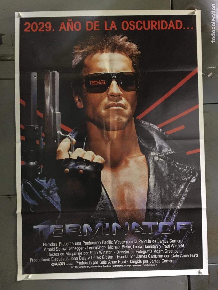 Cine: AFQ48 TERMINATOR ARNOLD SCHWARZENEGGER POSTER 70X100 ESPA&Ntilde;OL h5