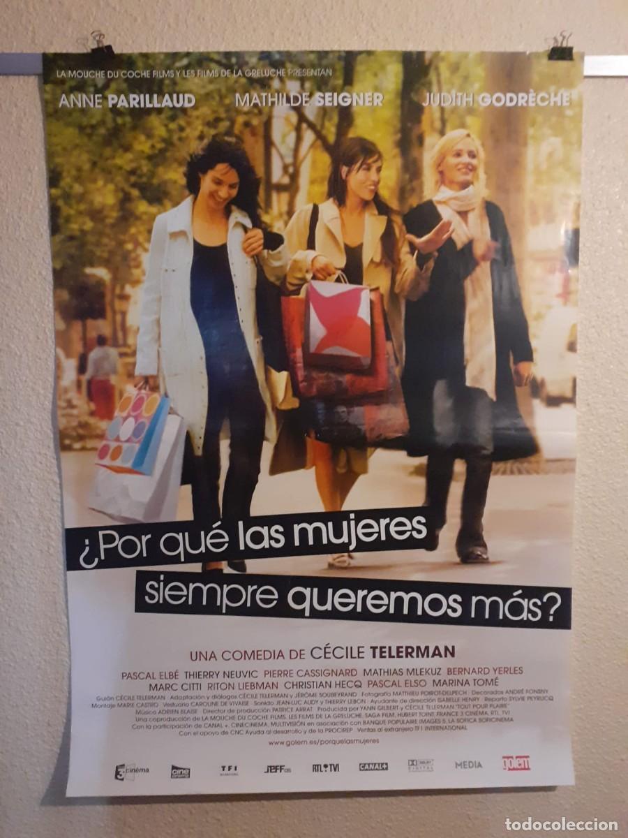 Cine: Cartel cine original &iquest;Por qu&eacute; las mujeres siempre queremos m&aacute;s? (2005) - Anne Parillaud