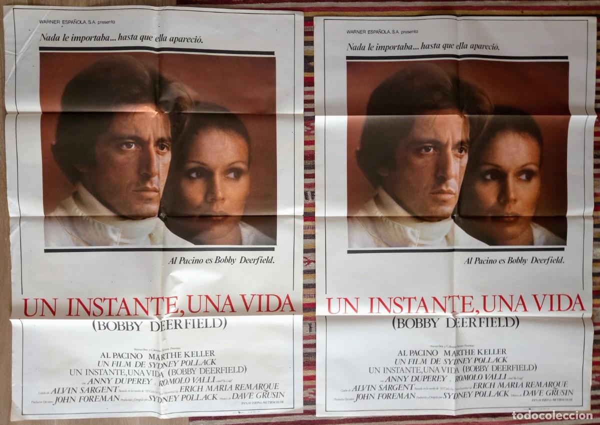Cine: UN INSTANTE, UNA VIDA (1977) &ndash; 2 carteles originales + kit completo 12 fotocromos