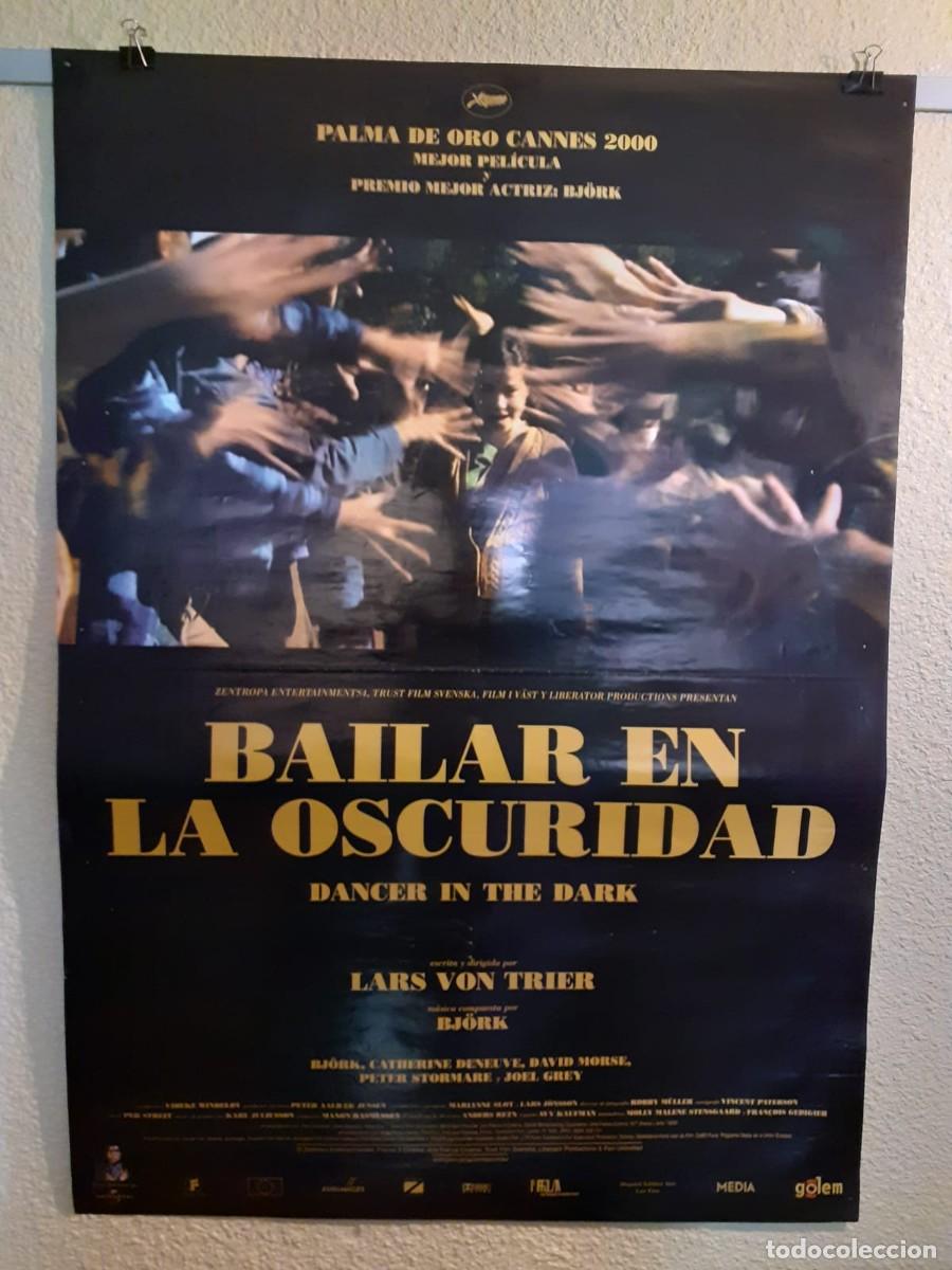 Cine: Cartel Original Cine Bailar en la Oscuridad (2000) Lars Von Trier, Bj&ouml;rk. Cannes. Golem