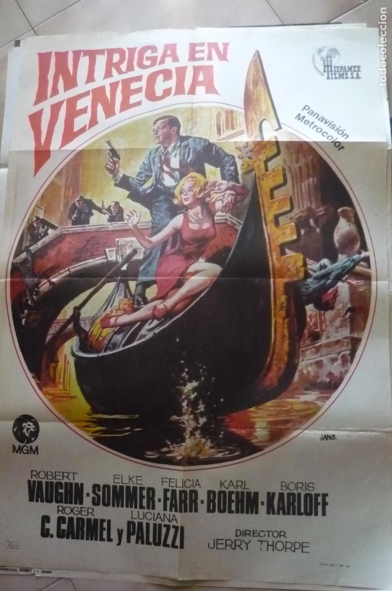Cine: cartel cine 1 x 7o intriga en venecia