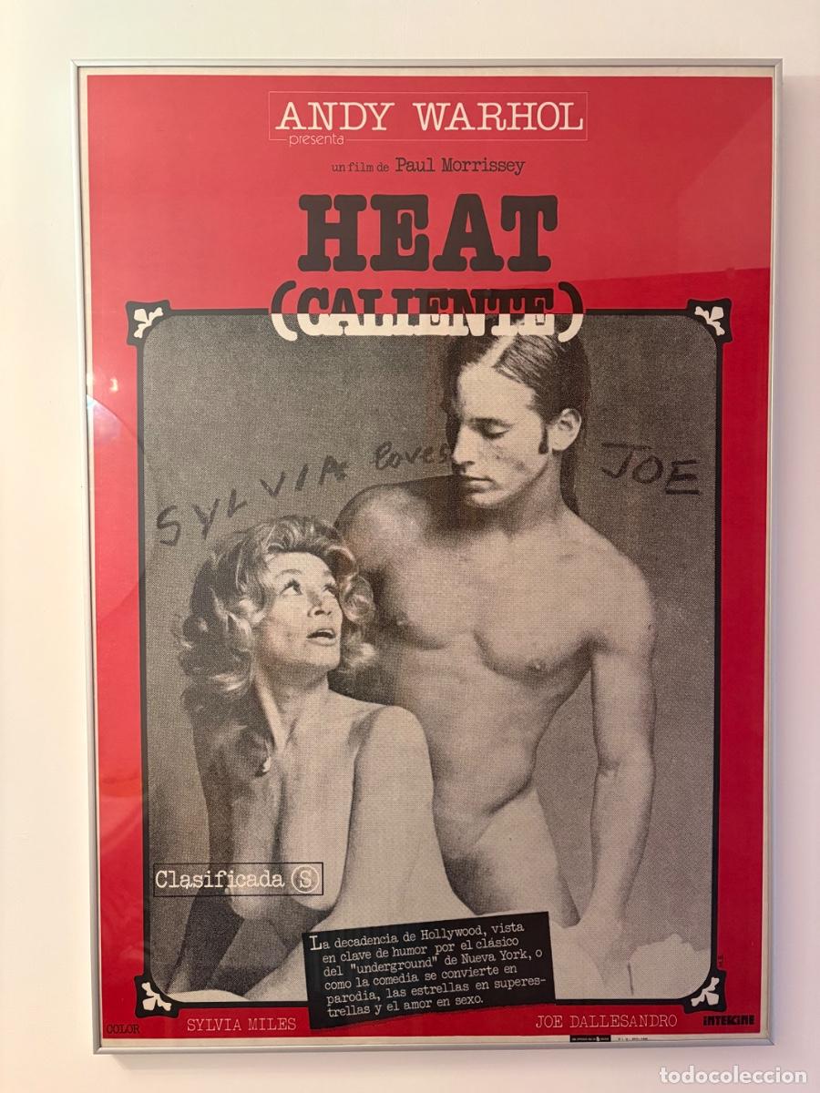 Cine: Cartel Pantallera HEAT (CALIENTE) de Andy Warhol y Paul Morrisey