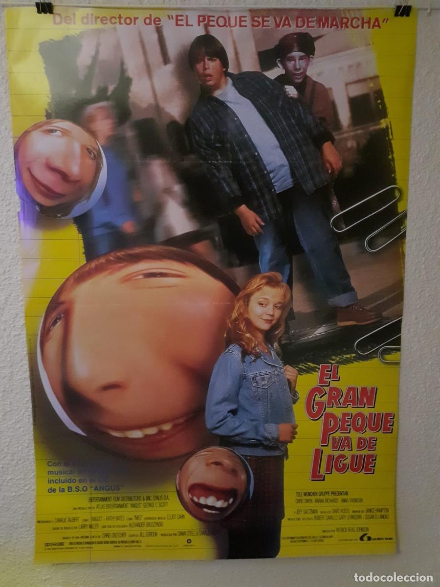 Cine: Cartel Original de Cine: El Gran Peque Va De Ligue (1995) - Angus - BSO Green Day, Weezer - 100x70