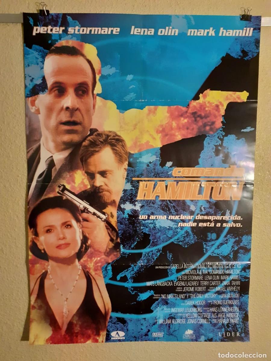 Cine: Cartel Original de Cine: Comando Hamilton (1998) - Mark Hamill, Peter Stormare - 98x68 cm