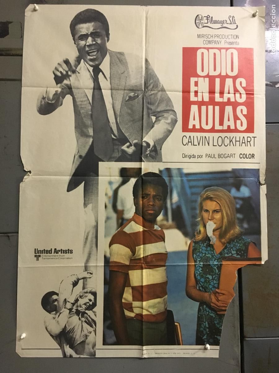 Cin&eacute;ma: ODC C798 ODIO EN LAS AULAS Calvin Lockhart POSTER ORIGINAL 70X100 ESTRENO