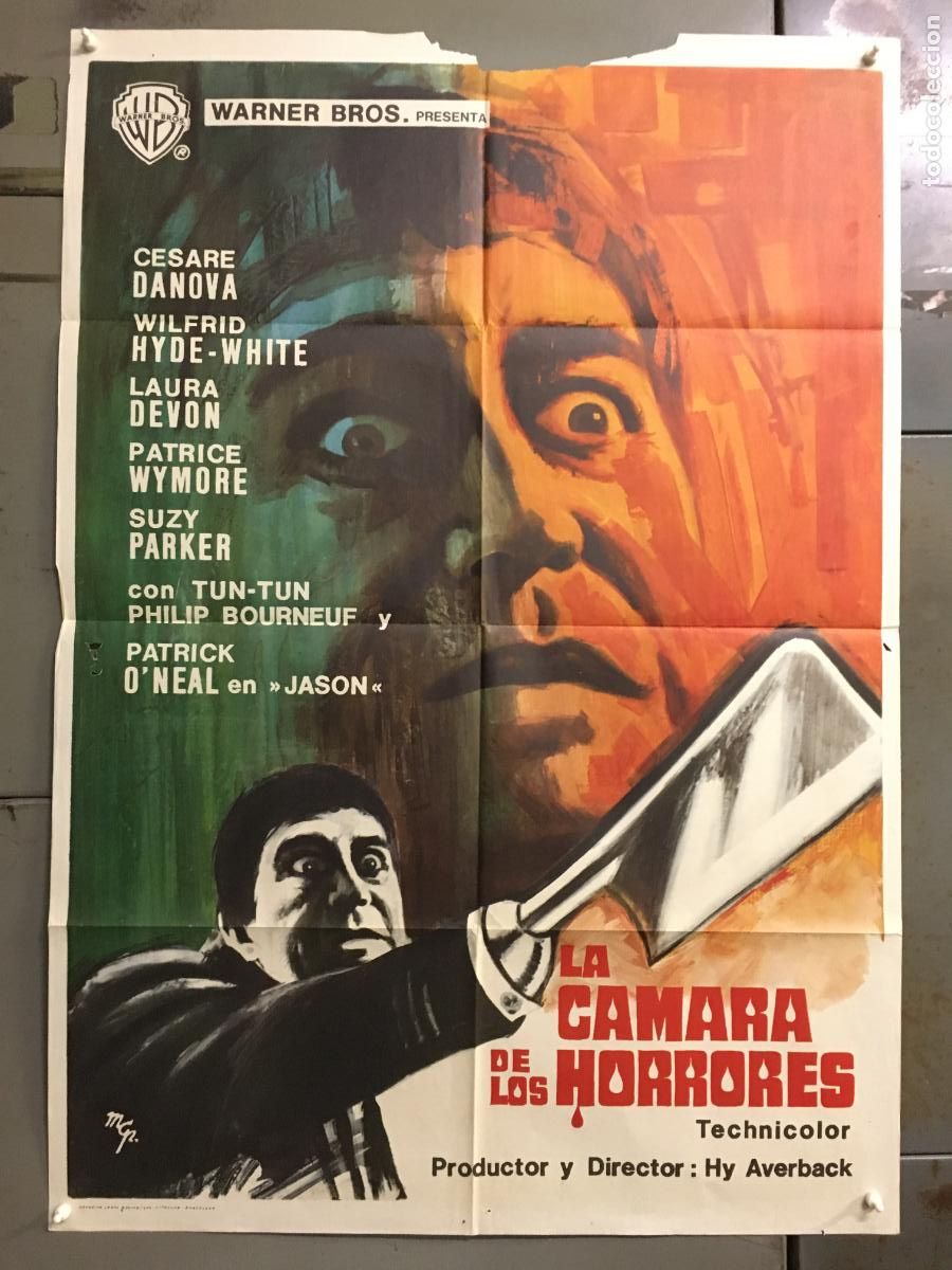 Cine: ODC C817 LA CAMARA DE LOS HORRORES HY AVERBACK MCP POSTER ORIGINAL 70X100 ESTRENO