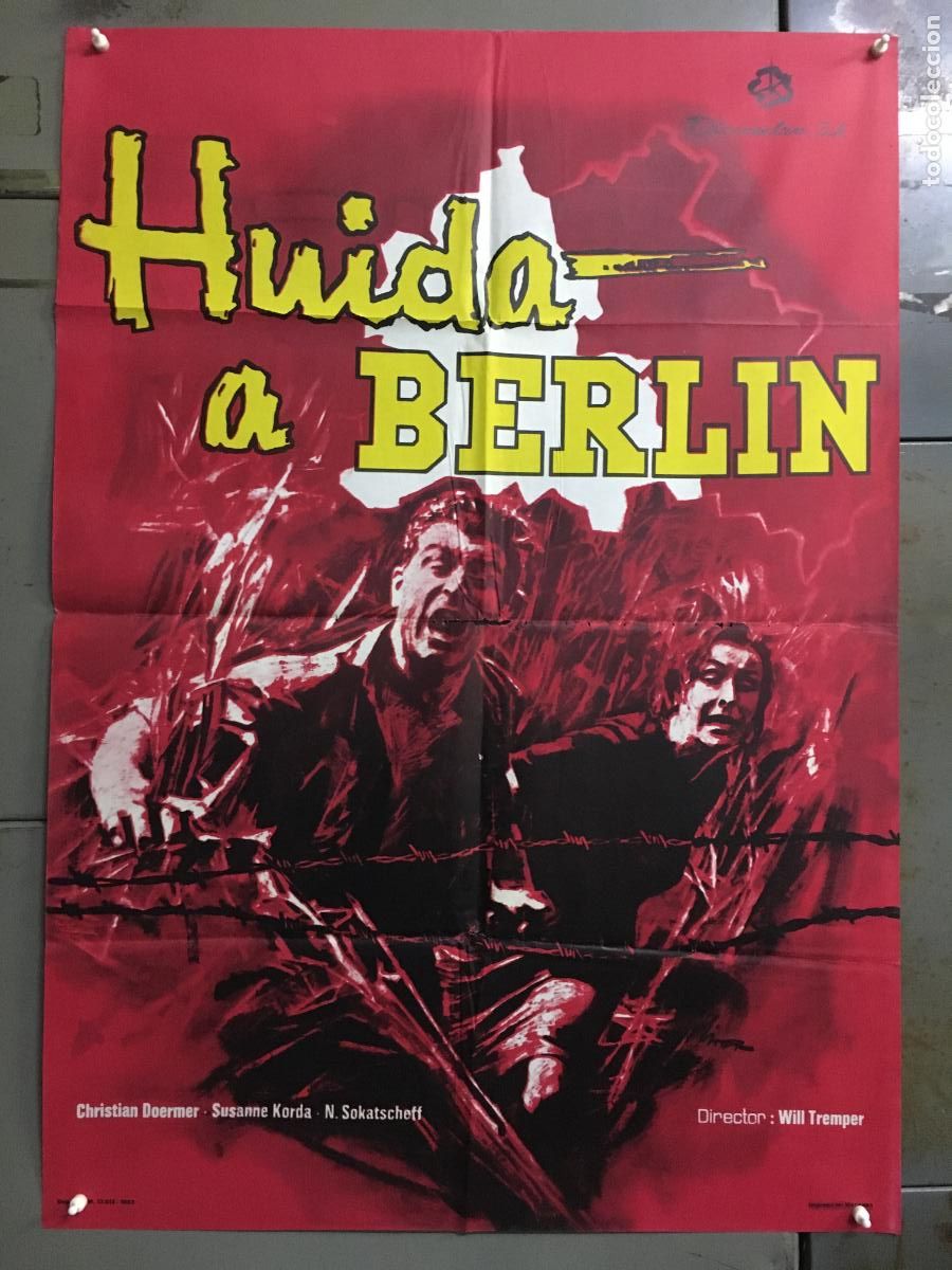 Cine: ODC C843 HUIDA A BERLIN CHRISTIAN DOERMER WILL TREMPER POSTER ORIGINAL 70X100 ESTRENO