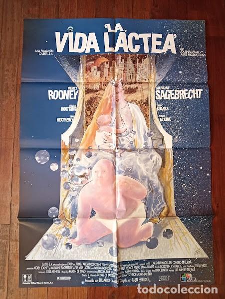 Cine: VKD 2602 LA VIDA LACTEA EMMA SUAREZ MICKEY ROONEY IVAN ZULUETA POSTER ORIGINAL 70X100 ESTRENO